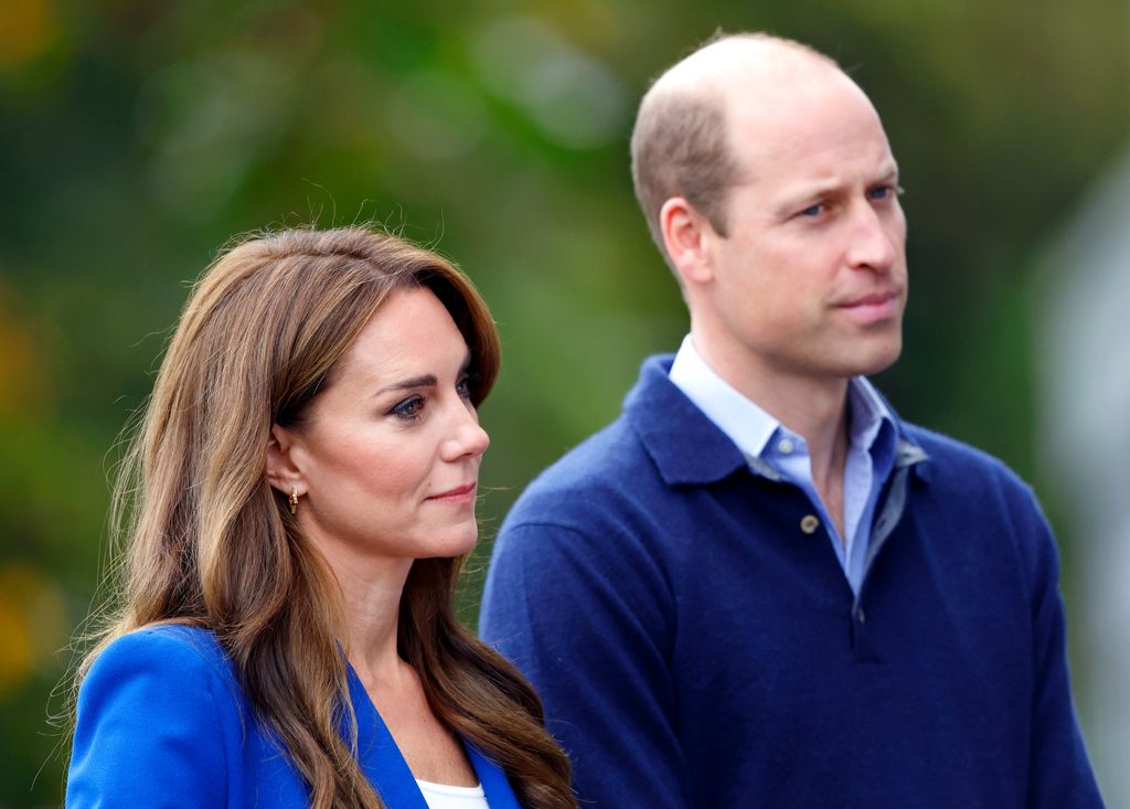 MARLOW, UNITED KINGDOM - OCTOBER 12: (EMBARGOED FOR PUBLICATION IN UK NEWSPAPERS UNTIL 24 HOURS AFTER CREATE DATE AND TIME) Catherine, Princess of Wales and Prince William, Prince of Wales attend a SportsAid mental fitness workshop at Bisham Abbey National Sports Centre to mark World Mental Health Day on October 12, 2023 in Marlow, England. The Prince and Princess of Wales are carrying out engagements across the UK to mark World Mental Health Day and to highlight the importance of mental wellbeing, particularly in young people. (Photo by Max Mumby/Indigo/Getty Images)
