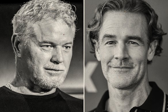 Eric Dane (left) and James Van Der Beek died this month. Friends of both actors have set up fundraising campaigns asking fans to help financially support the stars’ families.