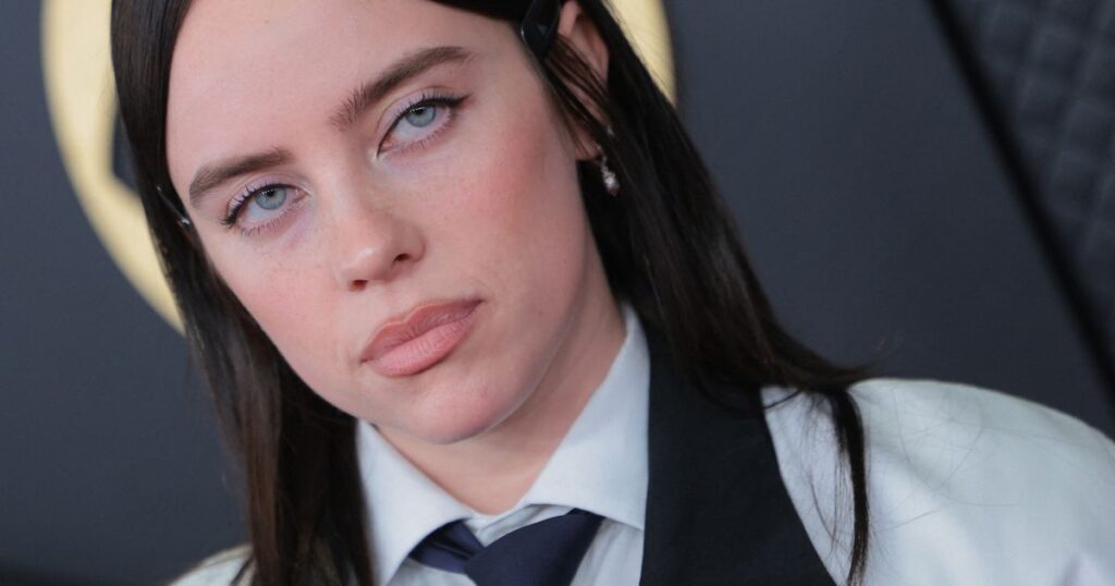 Celebs Wear ICE OUT Pins at Grammys: Billie Eilish, Biebers