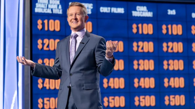 Ken Jennings hosts season 3 of 'Celebrity Jeopardy!' (Disney/Christopher Willard)