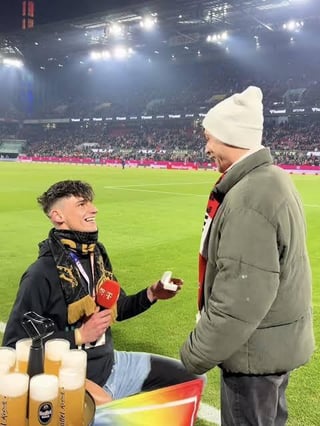 German soccer referee Pascal Kaiser was assaulted by three men at his home, a week after his public marriage proposal.