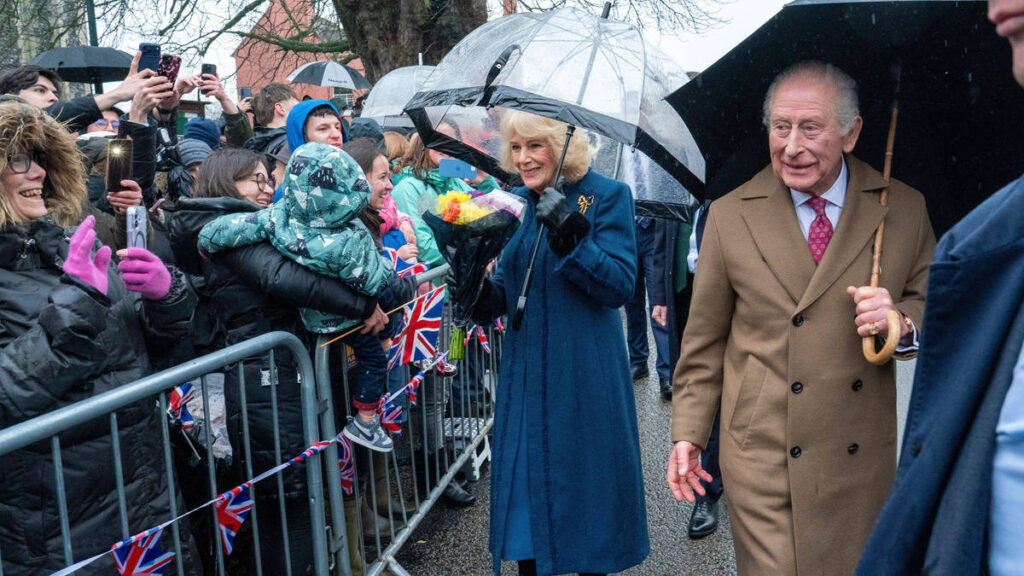 King Charles heckled abou Andrew and Epstein during royal walkabout