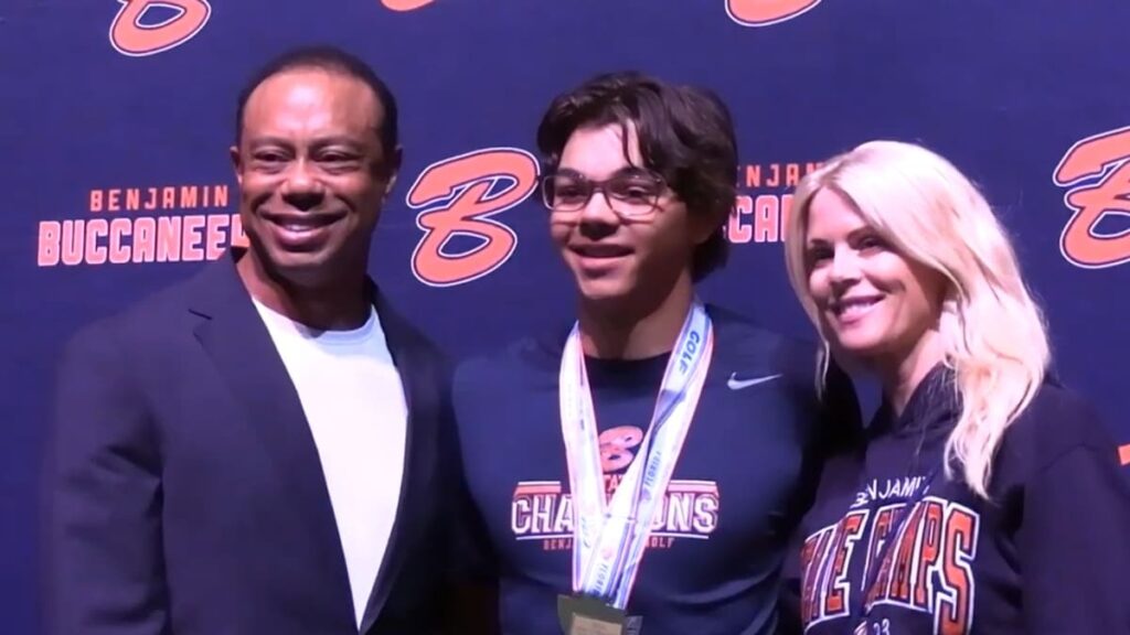 Tiger Woods and Elin Nordegren reunite for son Charlie’s nearly 20 years after divorce Tiger Woods and Elin Nordegren reunite for son Charlie’s nearly 20 years after divorce