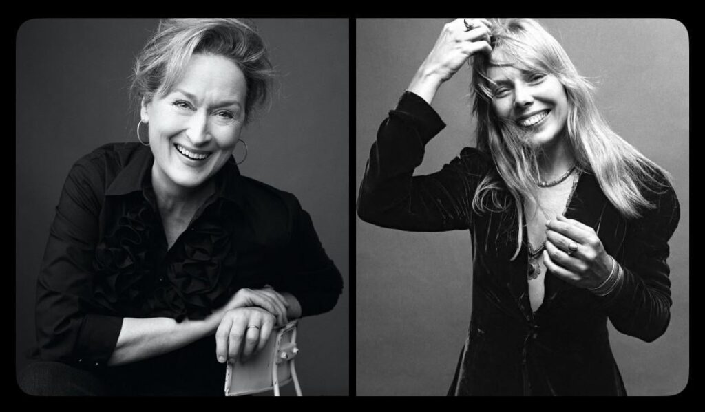 Meryl Streep is now confirmed to play Joni Mitchell in the upcoming biopic about the singer’s life