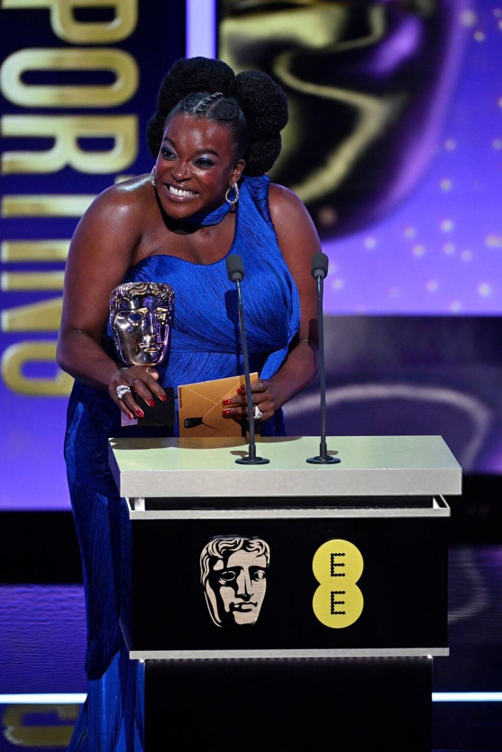 Wunmi Mosaku wins Best Actress in a Supporting Role for 'SINNERS' at the 2026 BAFTAs
