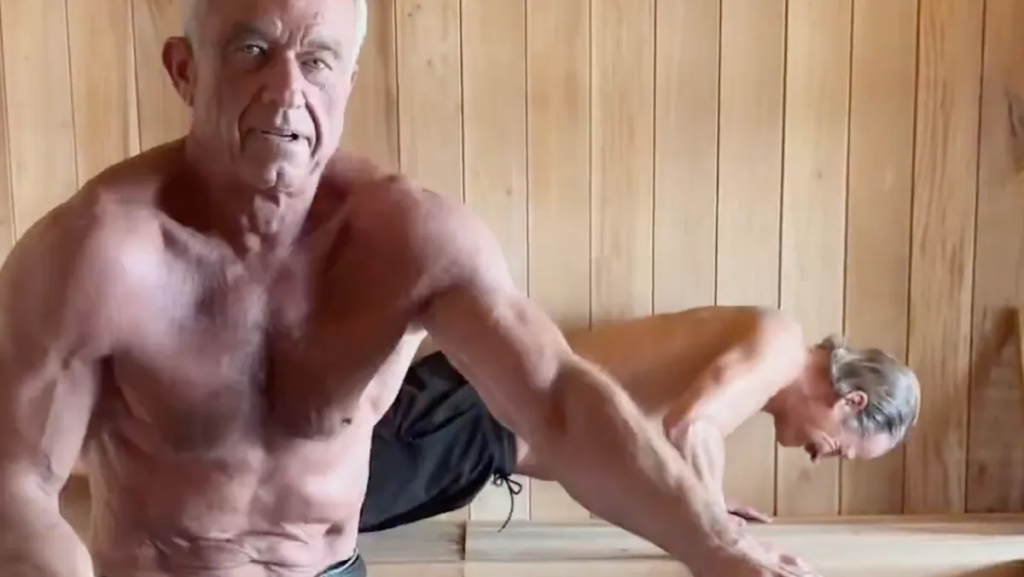 Kid Rock, RFK Jr. video shows them in a sauna, drinking whole milk