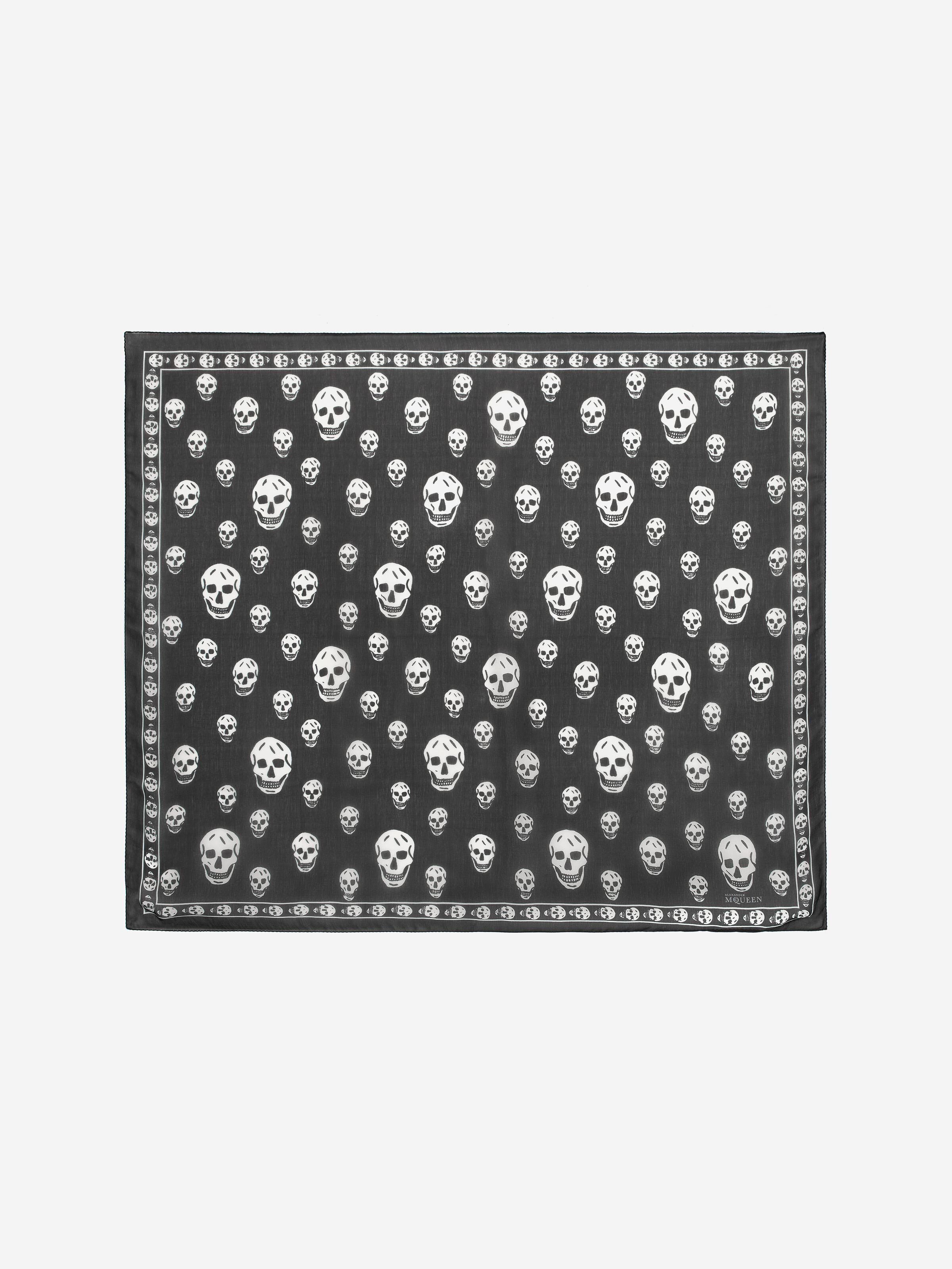 Classic Silk Skull Scarf