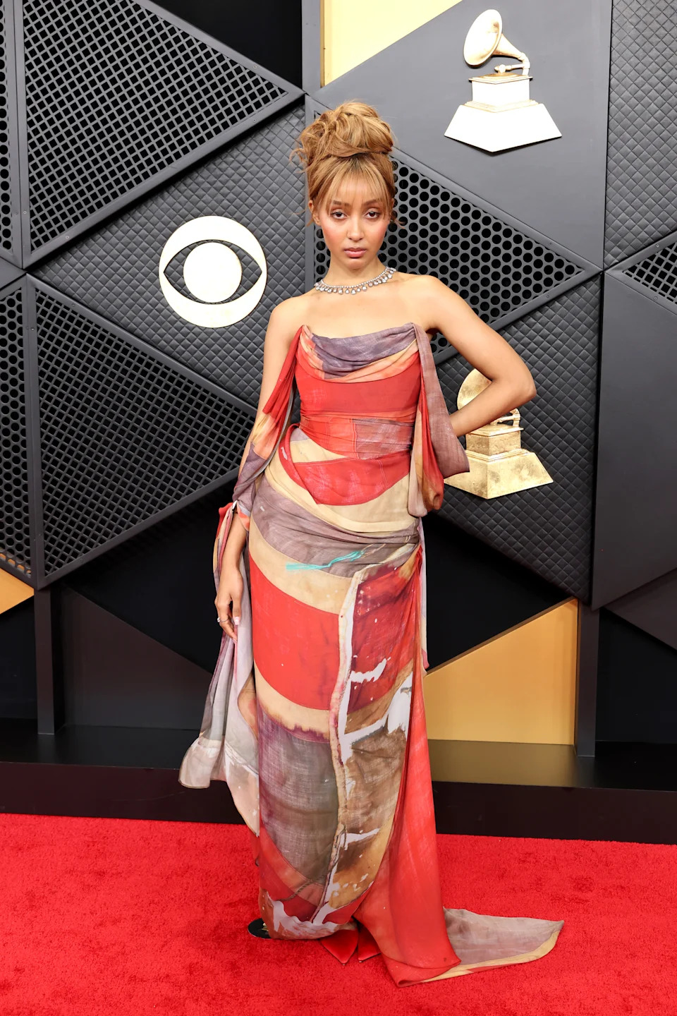 LOS ANGELES, CALIFORNIA - FEBRUARY 01: (FOR EDITORIAL USE ONLY) PinkPantheress attends the 68th GRAMMY Awards at Crypto.com Arena on February 01, 2026 in Los Angeles, California. (Photo by Amy Sussman/Getty Images)