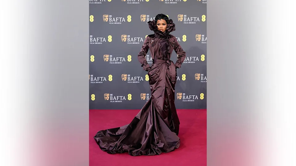 Teyana Taylor at the BAFTAs