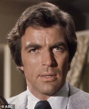At the age of 29, a fresh-faced Tom Selleck (pictured in the The Wide World of Mystery in 1974) looked much older than the 'adorable' Spider-Man actor