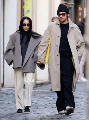 Harry Styles and Zoe Kravitz. COBRA TEAM / BACKGRID