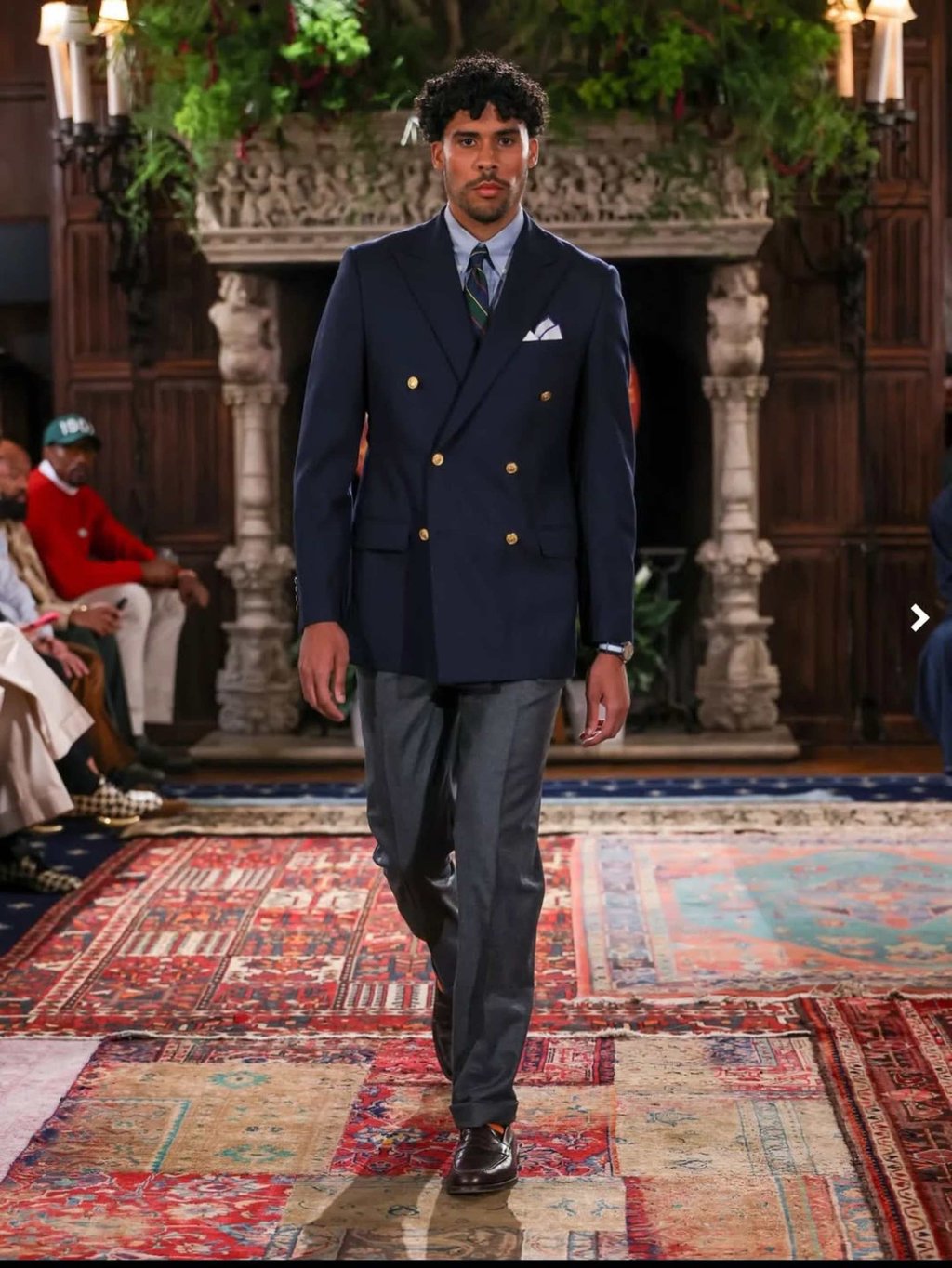 Bernie Martínez Ocasio walking the runway at New York Fashion Week spring/summer 2026. Photo: @mcbernie/Instagram