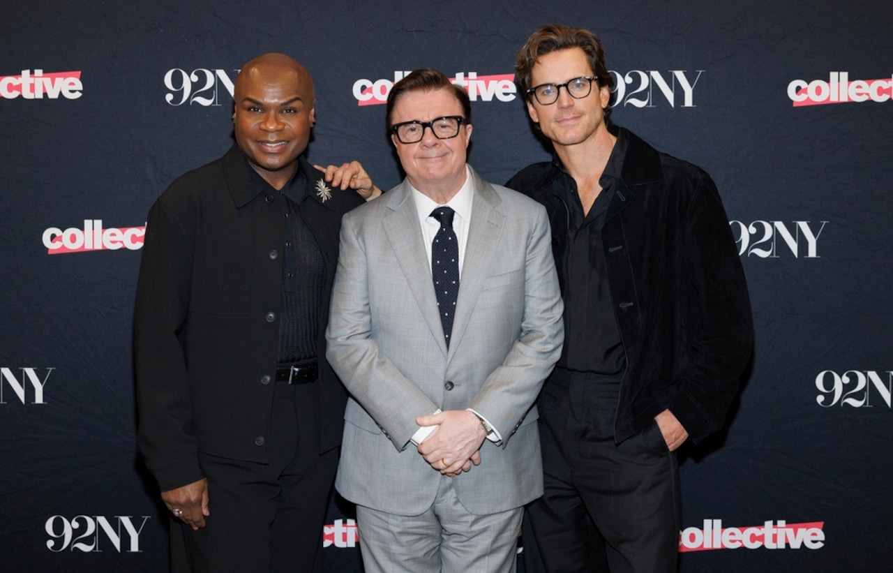 Nathan Lee Graham, from left, Nathan Lane, and Matt Bomer