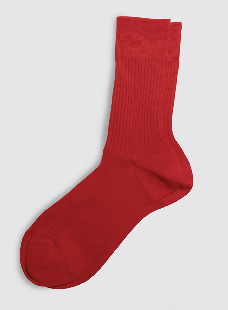 Alex Mill, Maria La Rosa Bio Cotton Ribbed Socks