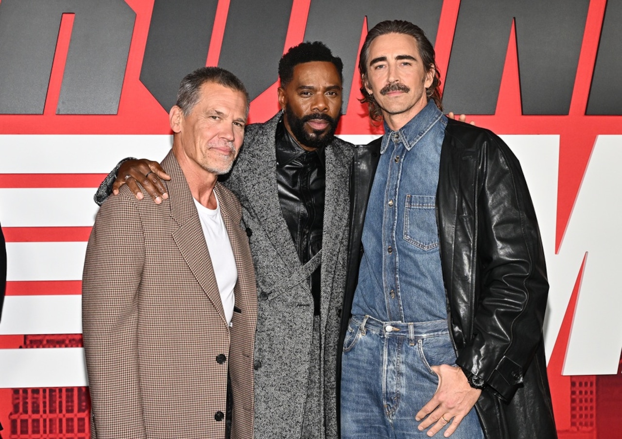 Josh Brolin, left, Colman Domingo and Lee Pace