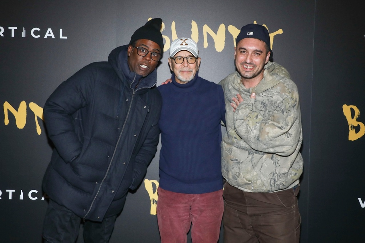 Chris Rock, from left, Barry Alexander Brown and Ben Jacobson