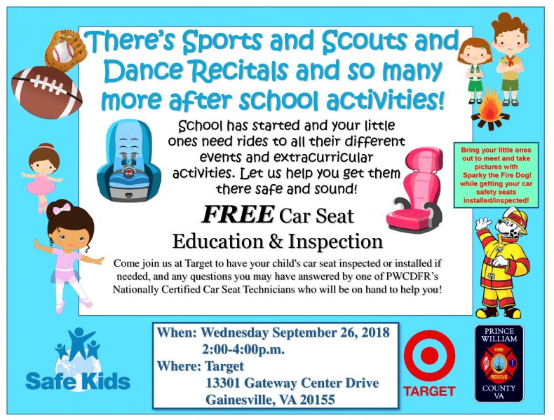 National Child Passenger Safety Week Sept. 23–29 Prince William Living