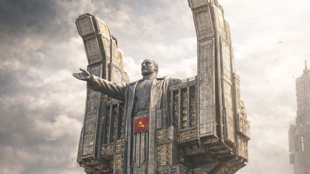 The first concept art for 'Deep Red.'