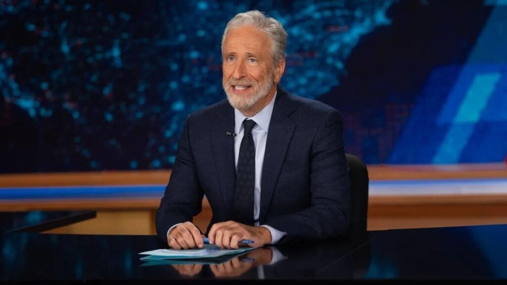 Jon Stewart stops ‘The Daily Show’ to roast Kash Patel's ‘crazy eyes’ after Team USA's Olympic hockey win