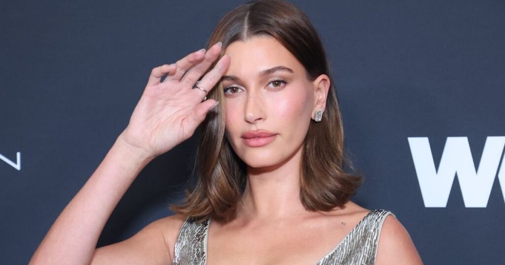 Hailey Bieber Rocks Massive Mugler Fur Coat as Micro Minidress for Vogue Hailey Bieber Rocks Massive Mugler Fur Coat as Micro Minidress for Vogue