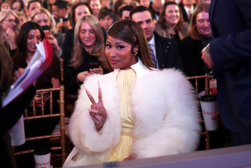Nicki Minaj ignites backlash after receiving a signed Trump Bible - The Independent