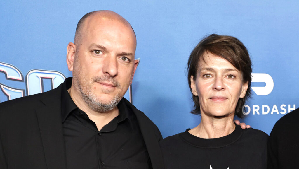 Animated Movie Release Date Moved to Christmas 2027 (L-R) Damien De Froberville, President of Sony Pictures Animation, Kristine Belson, President of Sony Pictures Animation