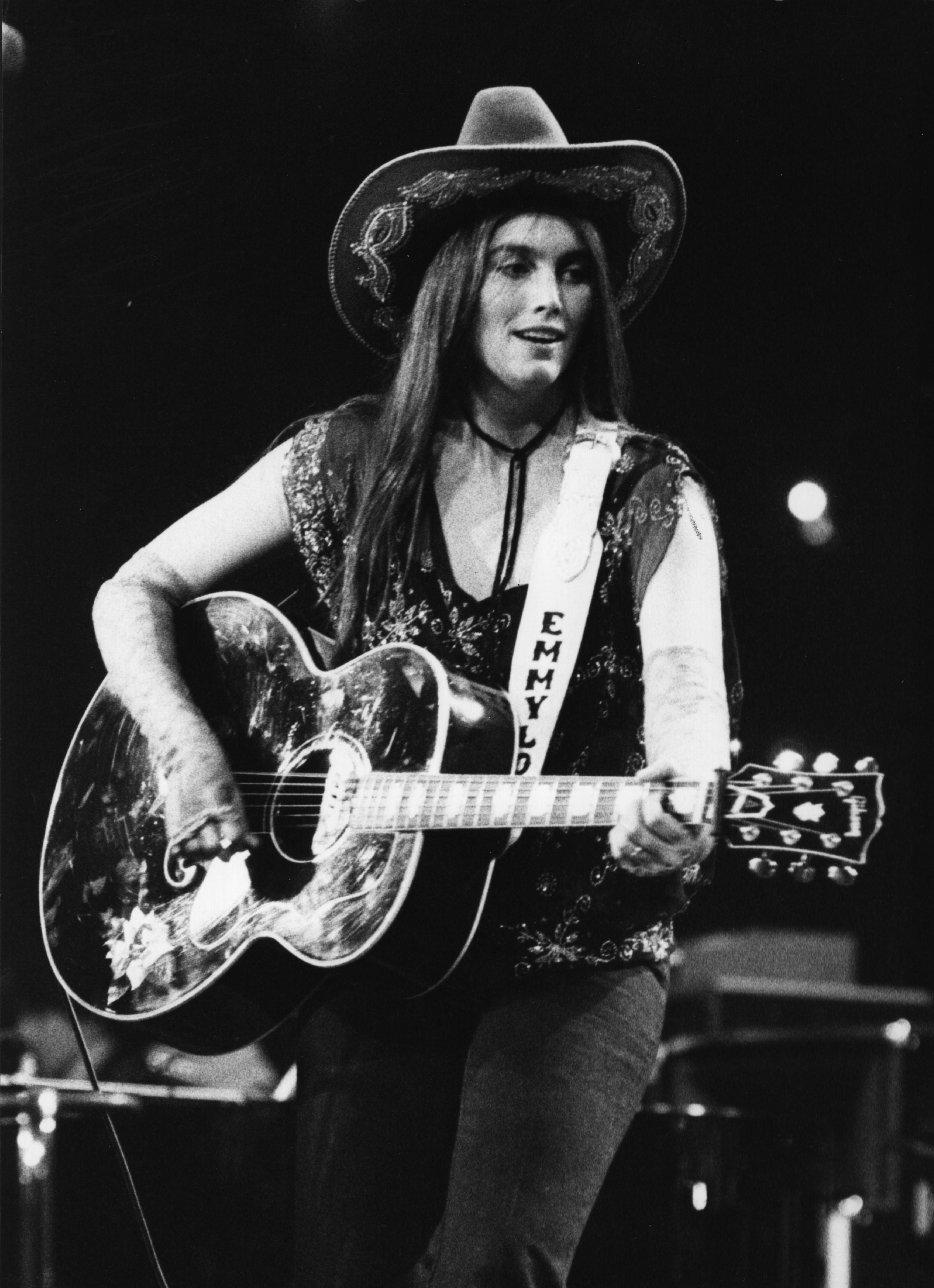 Harris performing at the Zurich Country and Western Festival in 1980