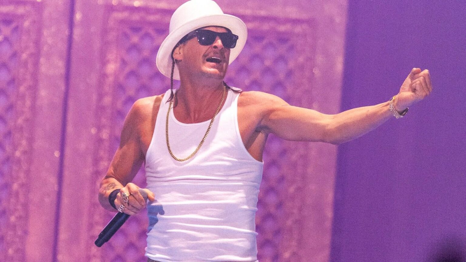 Kid Rock Delivers Half-Assed Lip Sync At TPUSA Anti-Halftime Show
