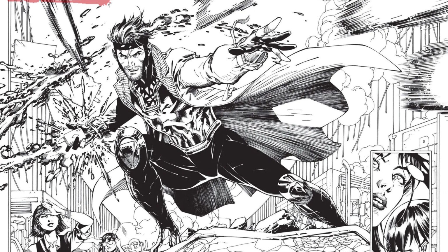 Jim Lee Draws Gambit, Lois Lane And Mary Jane In Superman/Spider-Man
