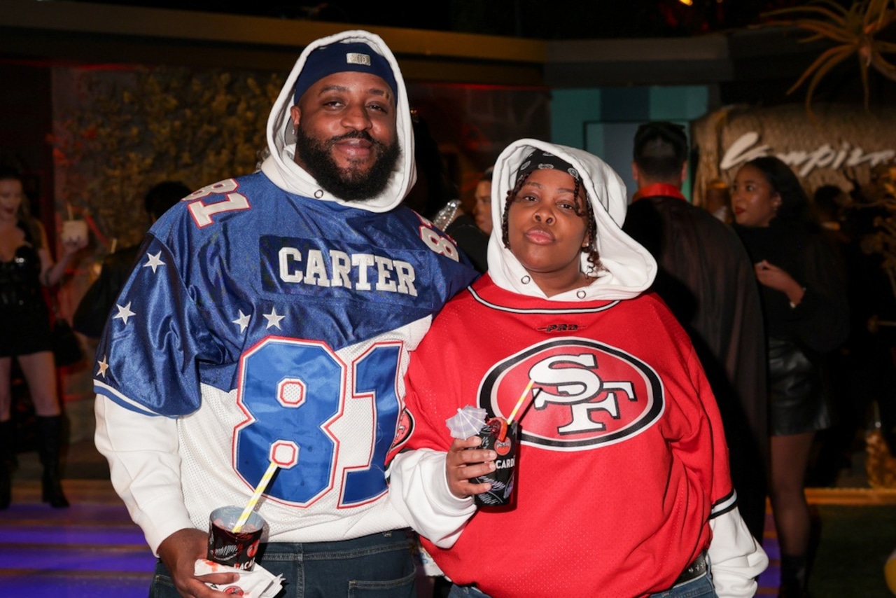 Scoobz, left, and Amber Riley