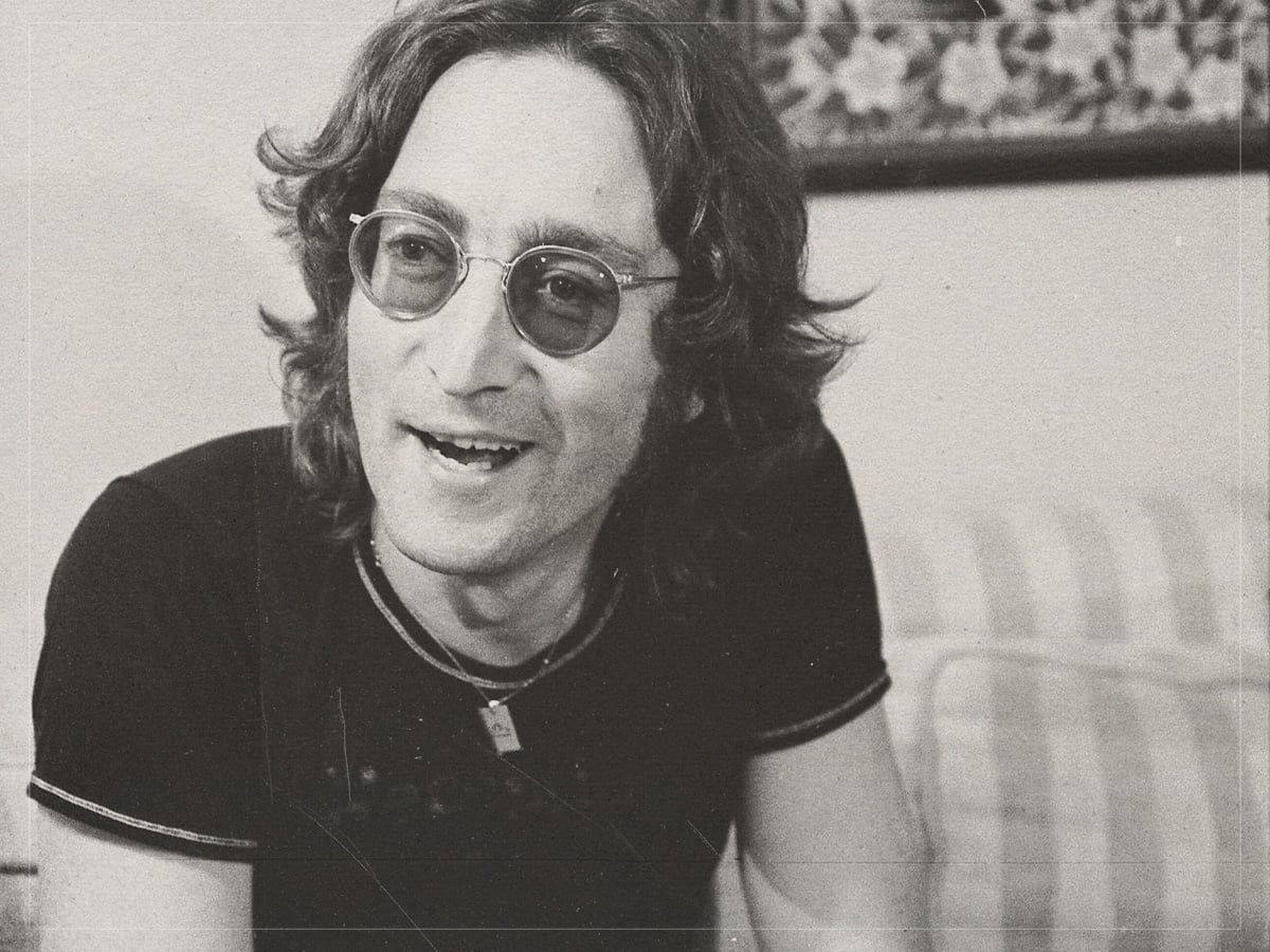 John Lennon being interviewed in Los Angeles California - September 29 1974