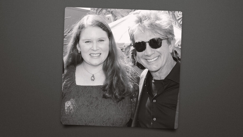Katherine Short and father Martin Short