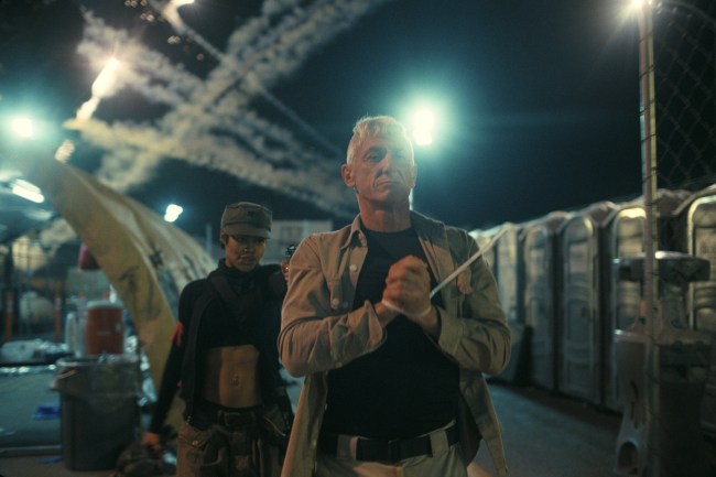 Teyana Taylor and Sean Penn in 'One Battle After Another'.