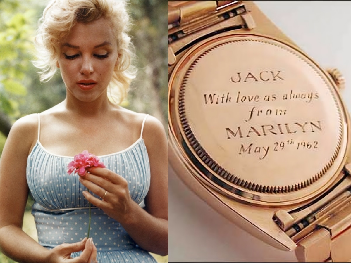 Marilyn monroe's rolex day date gift for jfk