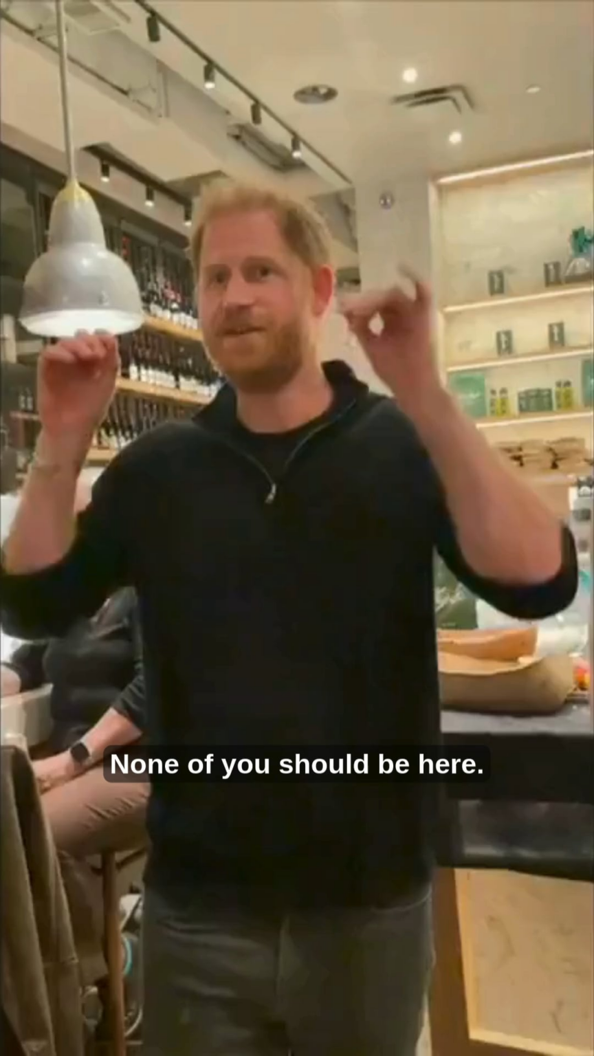 An emotional Prince Harry speaks to bereaved British familes who are part of a landmark lawsuit against Meta and YouTube over mental health effects of social media, 'None of you should be here'