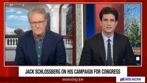 Jack Schlossberg appears as a guest on the Feb. 10, 2026 edition of "Morning Joe" (Credit: MS NOW)