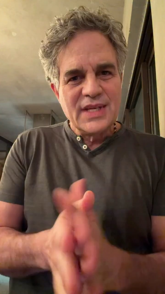 Mark Ruffalo: “Tax the rich... They can handle it, trust me.”