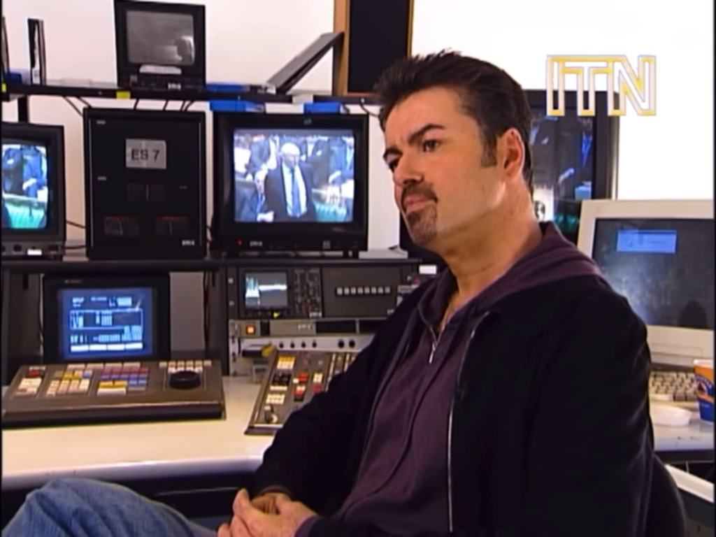 George Michael condemning Tony Blair and George W. Bush in a February 2003 interview - just less than a month before the US-led invasion of Iraq began.
