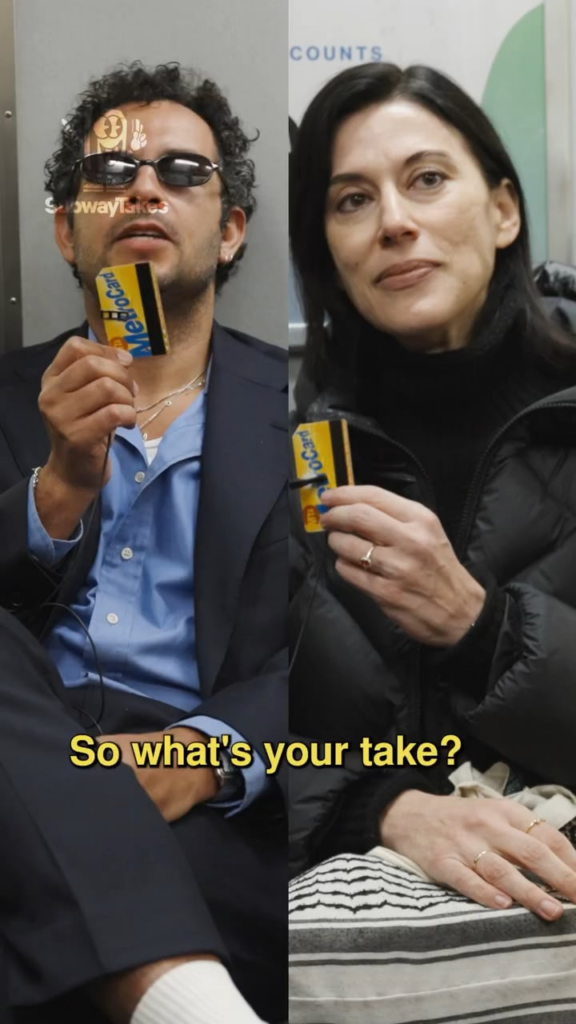 Director, writer & star of Palestinian drama ‘All That’s Left of You’ Cherien Dabis shares her Subway Hot Take: “If the U.S. is bombing or funding the bombing of your homeland, you shouldn't have to pay taxes. They don't get your home and your money. Like, that’s just double billing.”