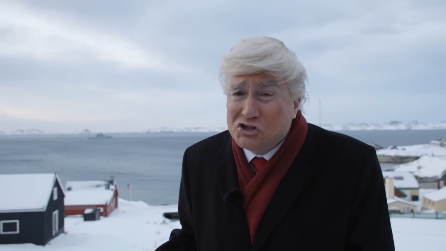 Canadian Comedian brings his Trump impression to Greenland