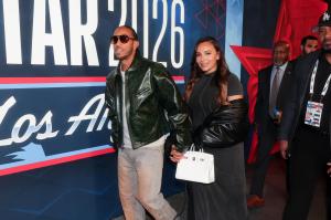 Ludacris and Eudoxie Mbouguiengue at The 2026 NBA All-Star Game held at the Intuit Dome on February 15, 2026 in Los Angeles, California.