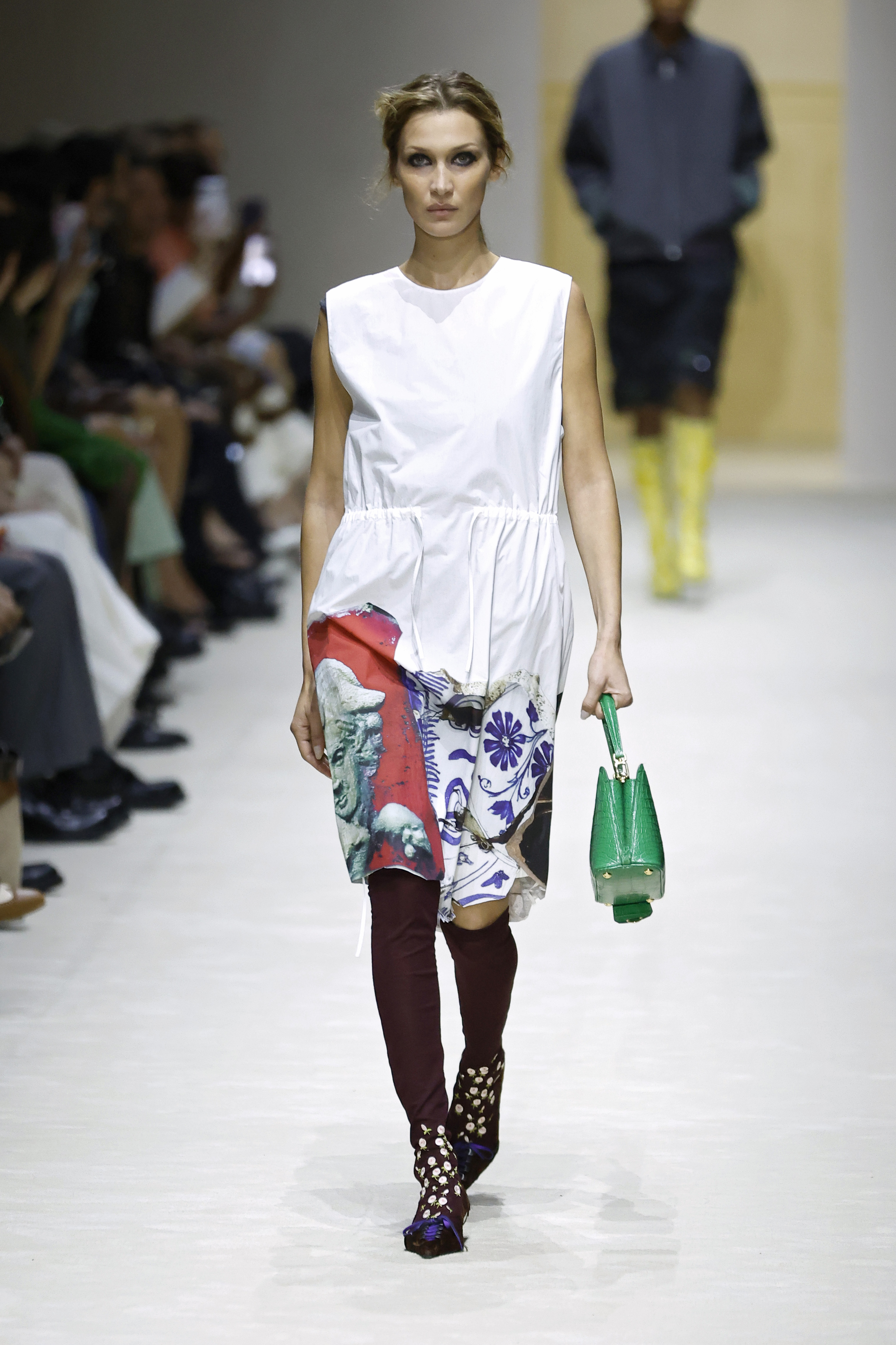 Bella Hadid makes her Prada runway debut in three Fall 2026 looks