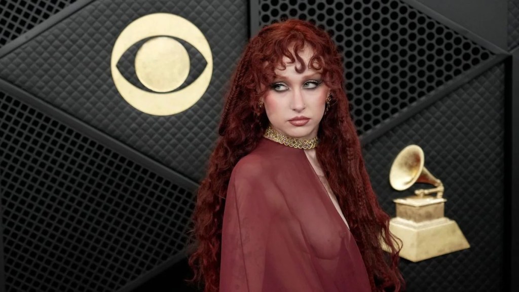 Chappell Roan attends the 68th GRAMMY Awards at Crypto.com Arena on February 01, 2026 in Los Angeles, California. (Credit: Jeff Kravitz/FilmMagic)