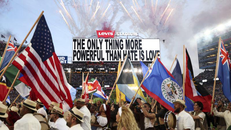 Bad Bunny’s Super Bowl halftime show performance redefined what it means to be an American patriot