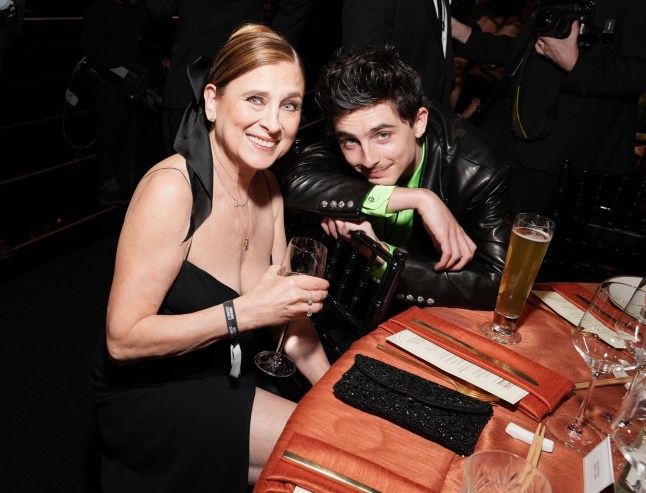Mandatory Credit: Photo by Presley Ann Photo/Shutterstock for SAG (15148506ao) Nicole Flender and Timoth?e Chalamet 31st Screen Actors Guild Awards, Show, Shrine Auditorium, Los Angeles, California, USA - 23 Feb 2025