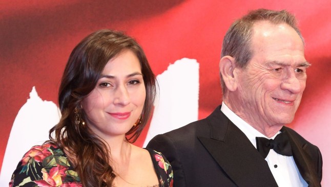 Tommy Lee Jones and his daughter Victoria Jones at the Opening ceremony of the Tokyo International Film Festival