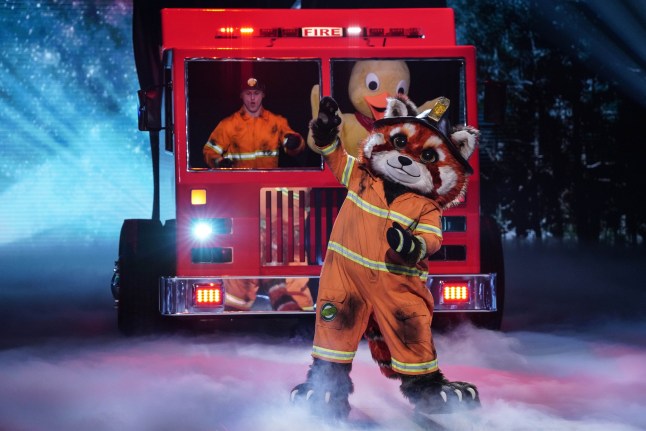 This image and the information contained herein is strictly embargoed until 20.00 Friday 16 January 2026 From Bandicoot TV The Masked Singer: SR7: Ep4 on ITV1 and ITVX Pictured: Red Panda. This photograph is (C) Bandicoot TV and can only be reproduced for editorial purposes directly in connection with the programme or event mentioned above, or ITV plc. This photograph must not be manipulated [excluding basic cropping] in a manner which alters the visual appearance of the person photographed deemed detrimental or inappropriate by ITV plc Picture Publicity. This photograph must not be syndicated to any other company, publication or website, or permanently archived, without the express written permission of ITV Picture Publicity. Full Terms and conditions are available on the website www.itv.com/presscentre/itvpictures/terms