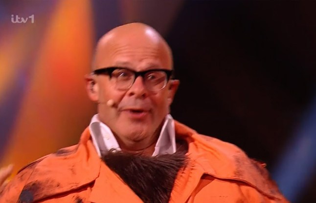 The masked singer Harry Hill unmasking picture: ITVX METROGRAB