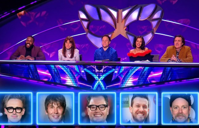 The masked singer Harry Hill unmasking picture: ITVX METROGRAB