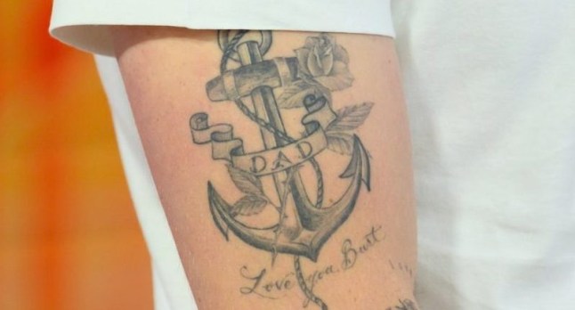 TODAY -- Pictured: Brooklyn Beckham's tattoos on Wednesday October 6, 2021 -- (Photo by: Nathan Congleton/NBC/NBCU Photo Bank via Getty Images)